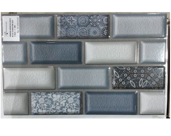 Omega Geneva Deco Blue 25x40 KW3